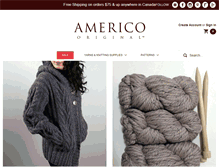 Tablet Screenshot of americo.ca